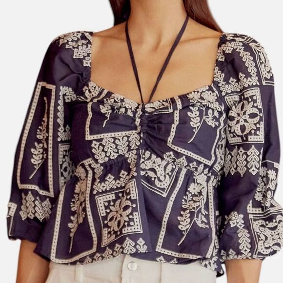 Greylin Rheena Embroidered Top Size Large - Picture 1 of 13